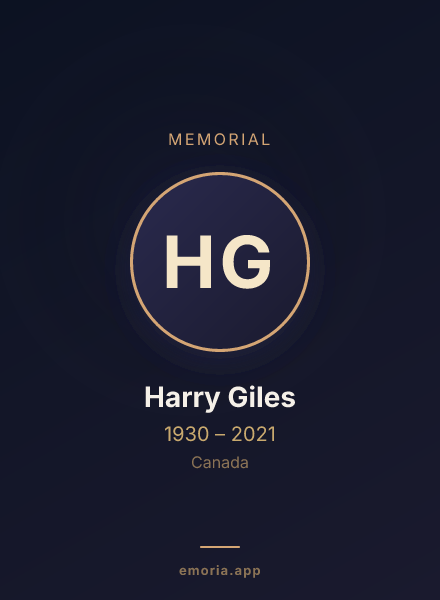 Memorial portrait of Harry Giles