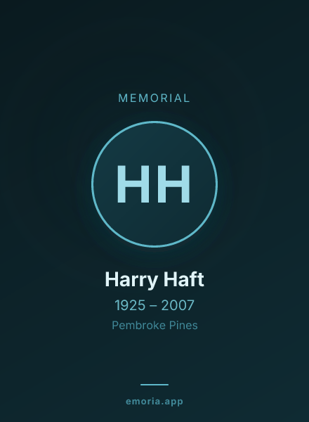 Memorial portrait of Harry Haft