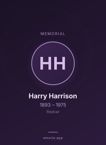 Memorial portrait of Harry Harrison