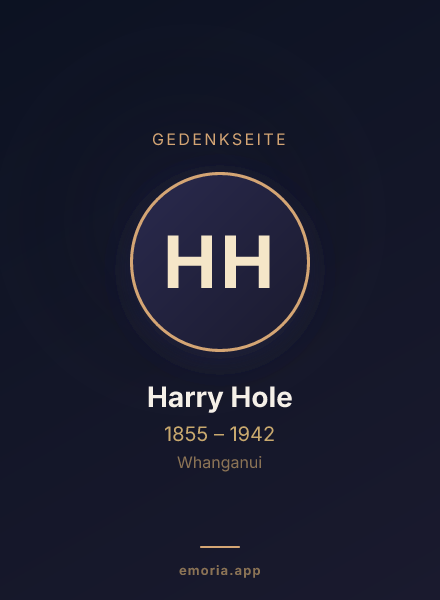 Gedenkportrait von Harry Hole
