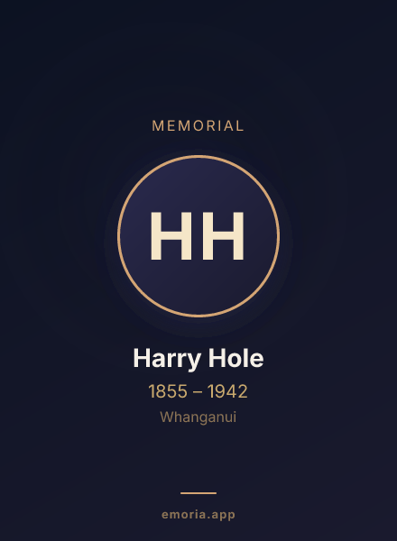 Memorial portrait of Harry Hole