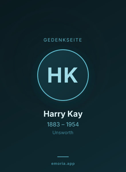 Gedenkportrait von Harry Kay
