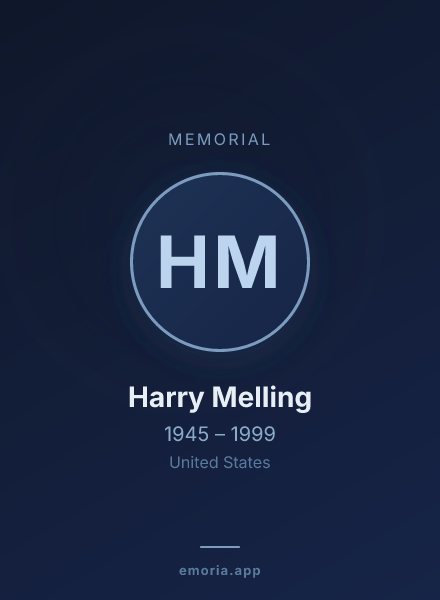 Memorial portrait of Harry Melling