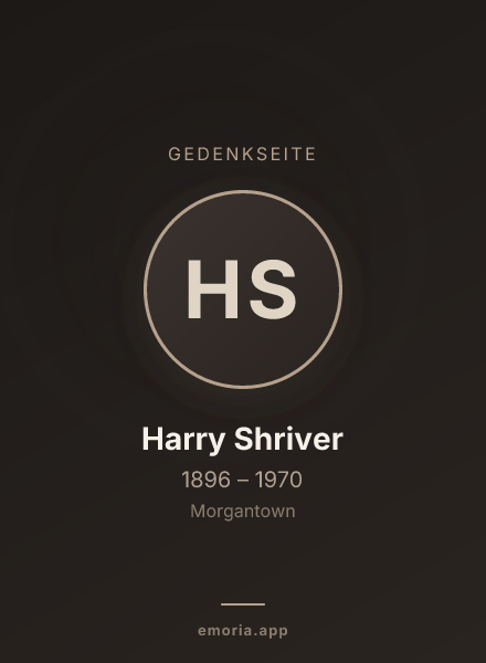 Gedenkportrait von Harry Shriver
