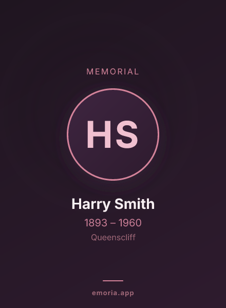 Memorial portrait of Harry Smith