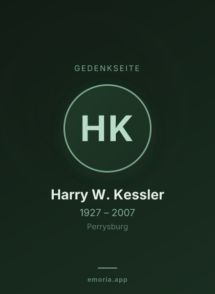 Gedenkportrait von Harry W. Kessler