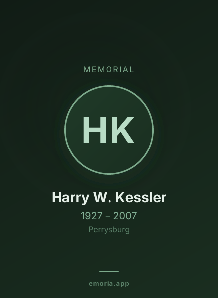 Memorial portrait of Harry W. Kessler