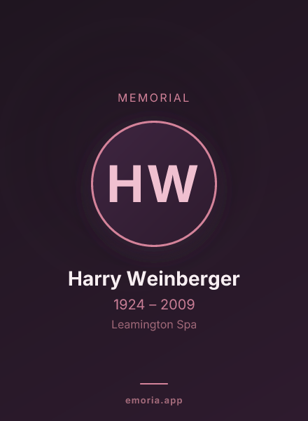 Memorial portrait of Harry Weinberger