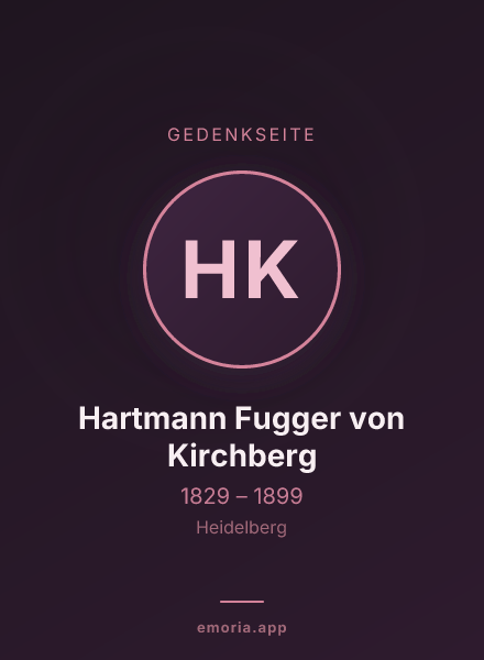 Gedenkportrait von Hartmann Fugger von Kirchberg