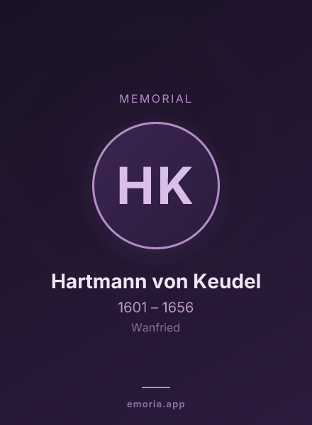Memorial portrait of Hartmann von Keudel