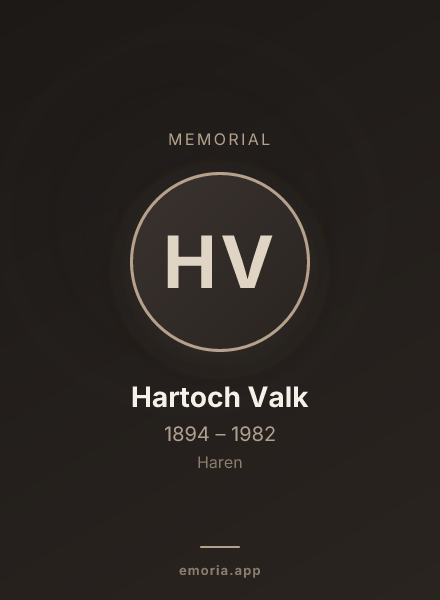 Memorial portrait of Hartoch Valk