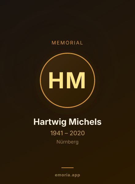 Memorial portrait of Hartwig Michels