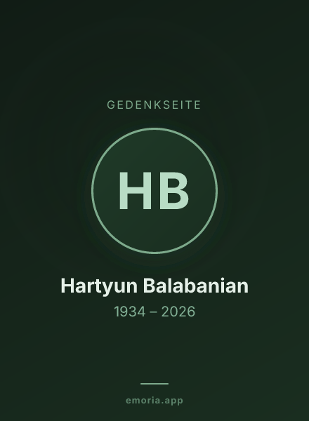 Gedenkportrait von Hartyun Balabanian