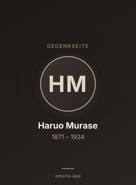 Gedenkportrait von Haruo Murase