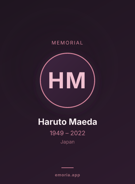 Memorial portrait of Haruto Maeda