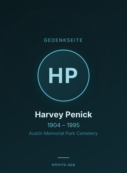 Gedenkportrait von Harvey Penick