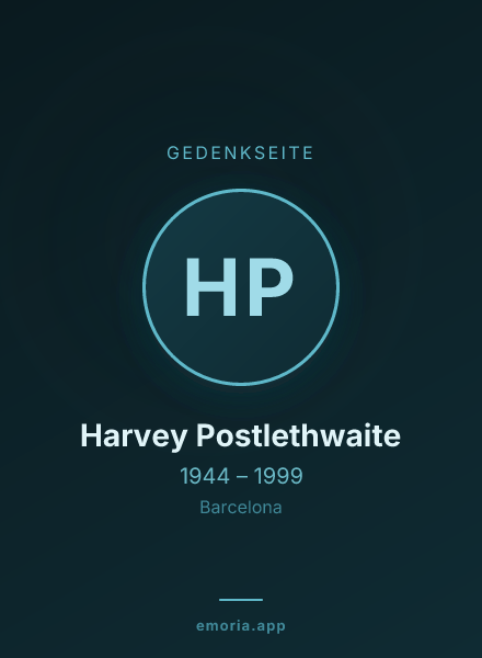 Gedenkportrait von Harvey Postlethwaite
