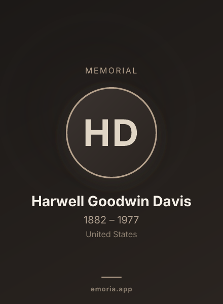 Memorial portrait of Harwell Goodwin Davis