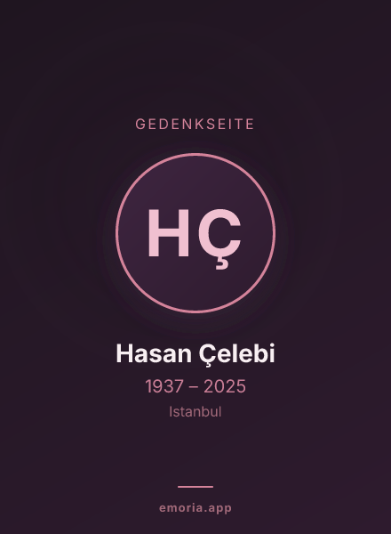 Gedenkportrait von Hasan Çelebi