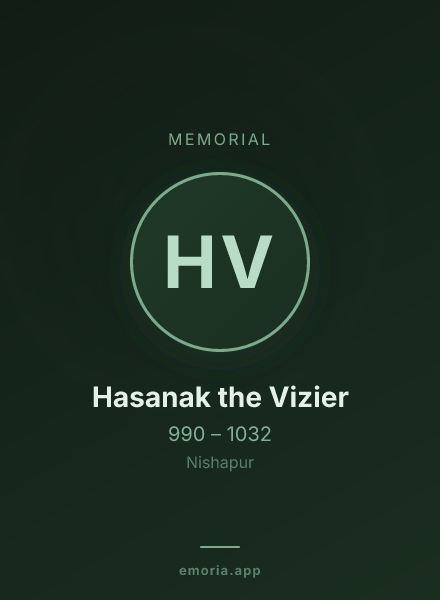 Memorial portrait of Hasanak the Vizier