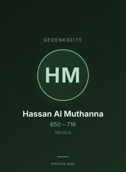 Gedenkportrait von Hassan Al Muthanna