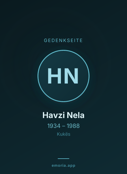 Gedenkportrait von Havzi Nela