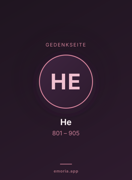 Gedenkportrait von He