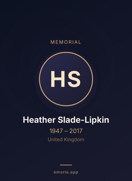 Memorial portrait of Heather Slade-Lipkin