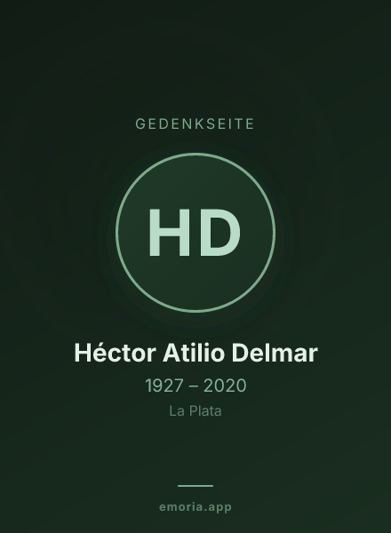 Gedenkportrait von Héctor Atilio Delmar