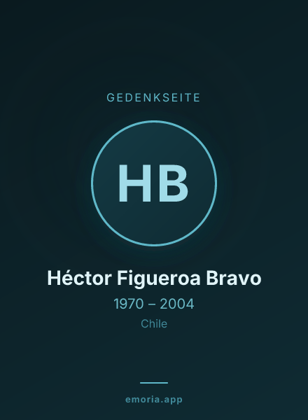 Gedenkportrait von Héctor Figueroa Bravo