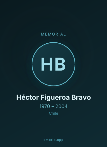 Memorial portrait of Héctor Figueroa Bravo