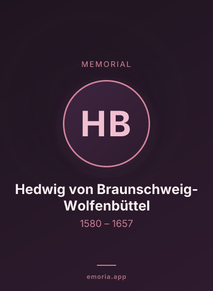 Memorial portrait of Hedwig von Braunschweig-Wolfenbüttel