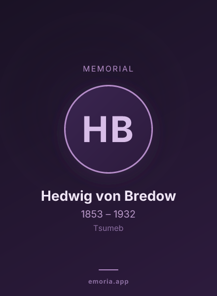 Memorial portrait of Hedwig von Bredow