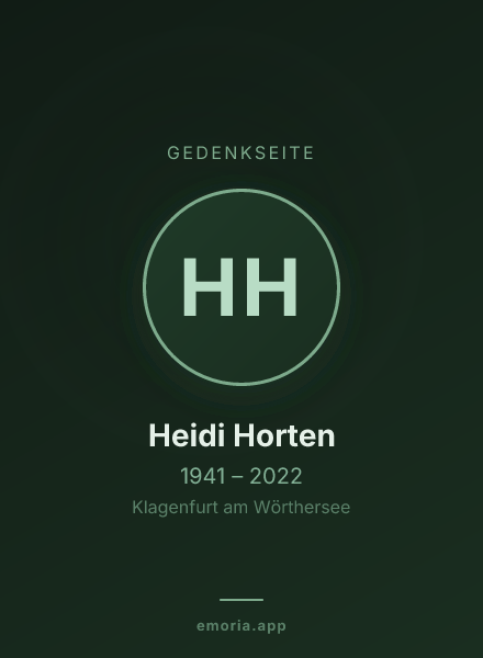 Gedenkportrait von Heidi Horten