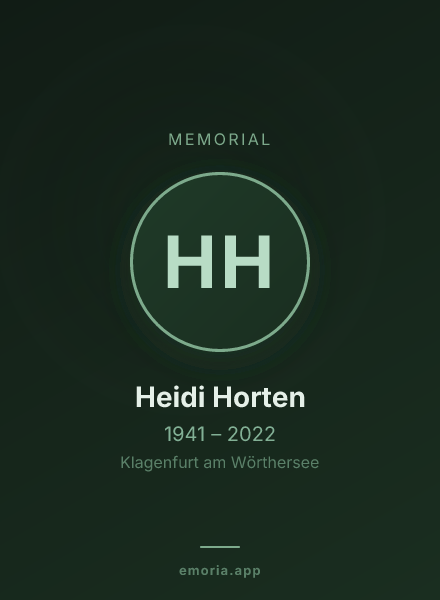 Memorial portrait of Heidi Horten