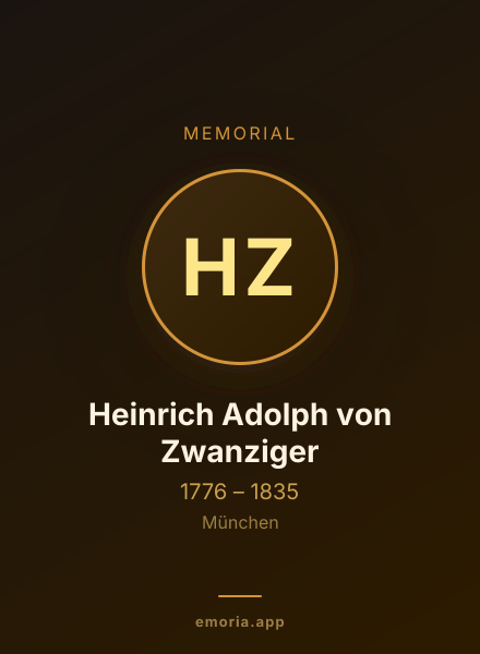 Memorial portrait of Heinrich Adolph von Zwanziger