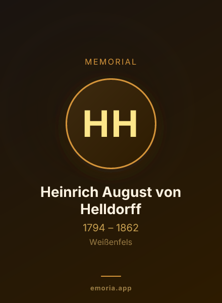 Memorial portrait of Heinrich August von Helldorff