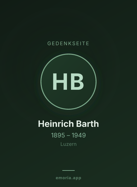 Gedenkportrait von Heinrich Barth
