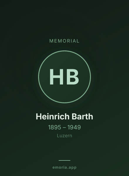 Memorial portrait of Heinrich Barth