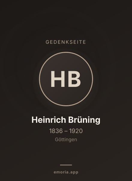 Gedenkportrait von Heinrich Brüning