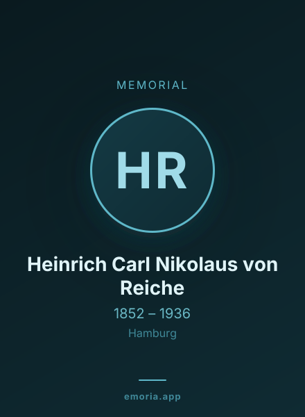 Memorial portrait of Heinrich Carl Nikolaus von Reiche