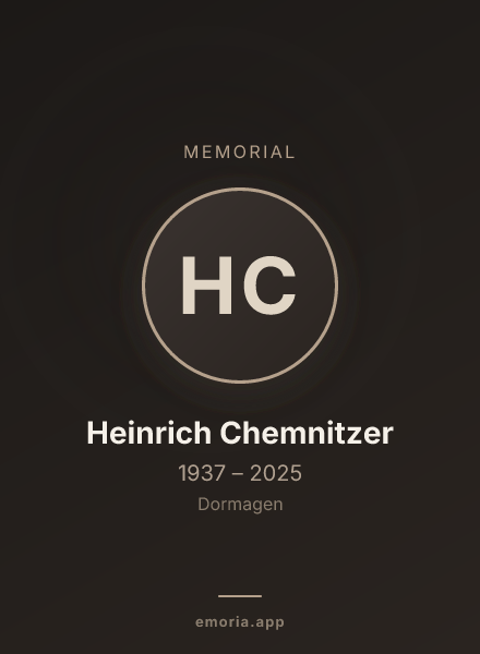Memorial portrait of Heinrich Chemnitzer