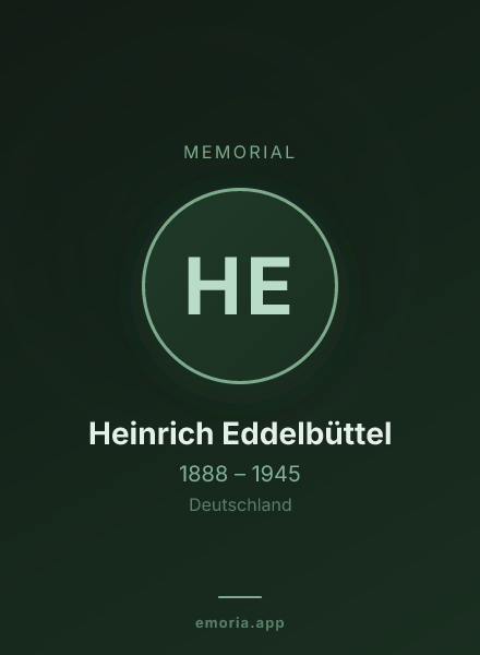 Memorial portrait of Heinrich Eddelbüttel