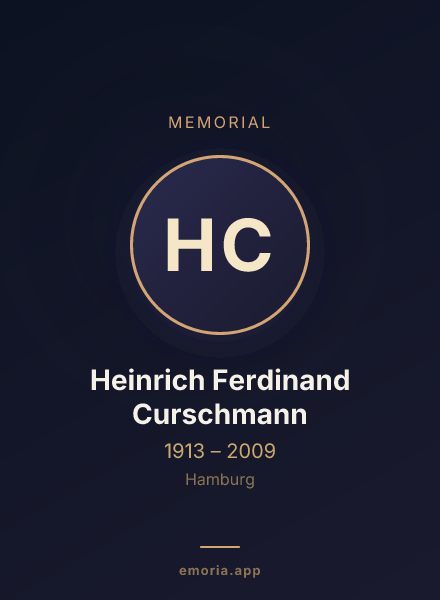 Memorial portrait of Heinrich Ferdinand Curschmann