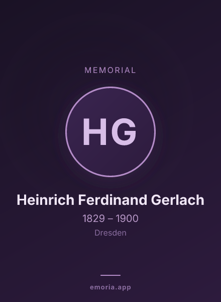 Memorial portrait of Heinrich Ferdinand Gerlach