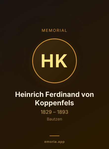 Memorial portrait of Heinrich Ferdinand von Koppenfels