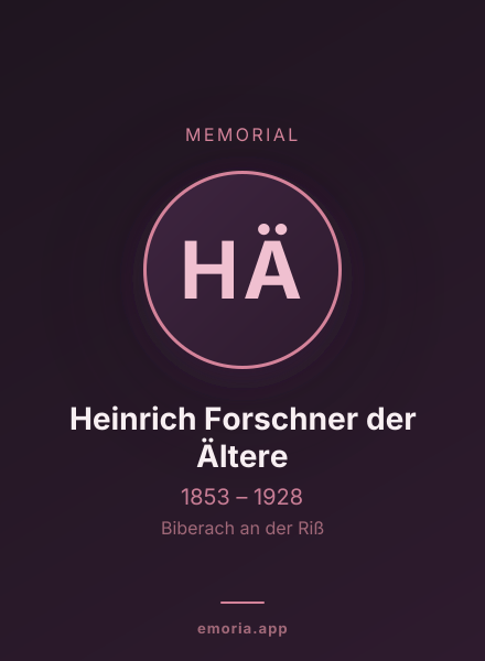 Memorial portrait of Heinrich Forschner der Ältere