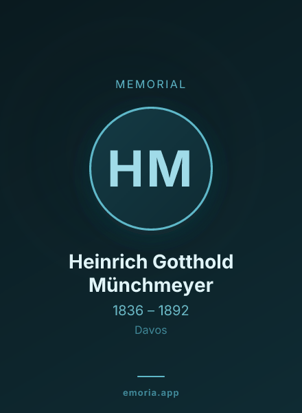 Memorial portrait of Heinrich Gotthold Münchmeyer