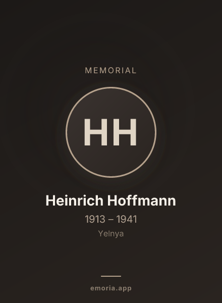 Memorial portrait of Heinrich Hoffmann