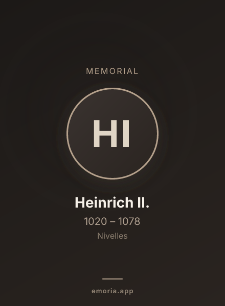 Memorial portrait of Heinrich II.